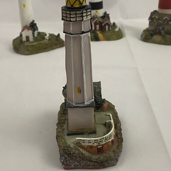 Tradewind Bay By the Shore Polystone Gray Lighthouse with Gothic Manor Attached - Picture 8 of 11